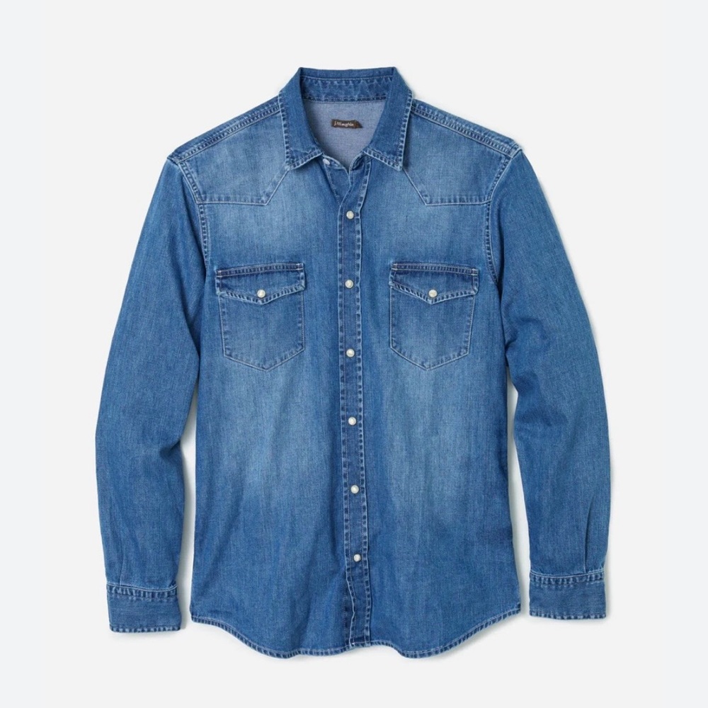 J McLaughlin Classic Blue Denim Shirt